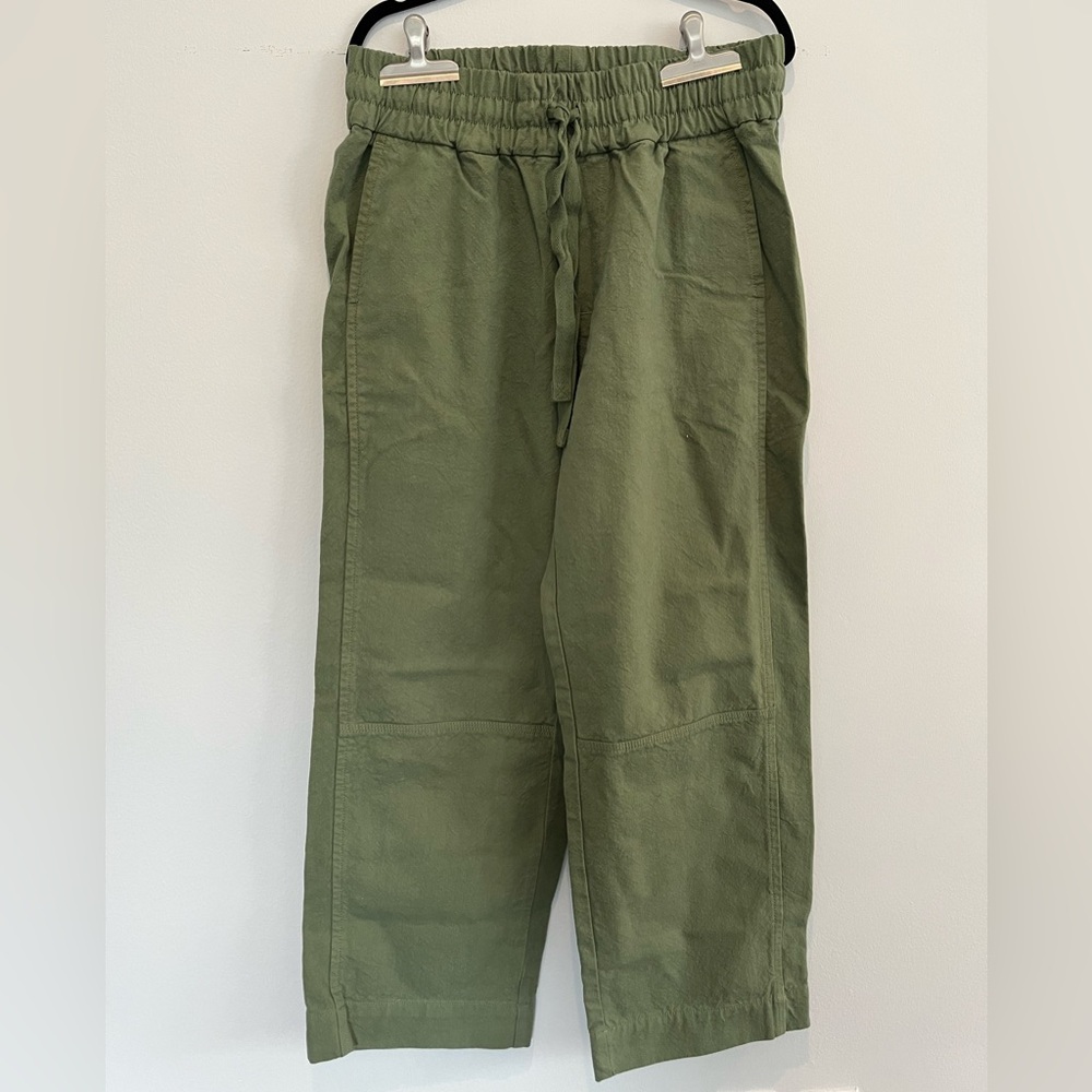 Everlane Green Wide Leg Pants